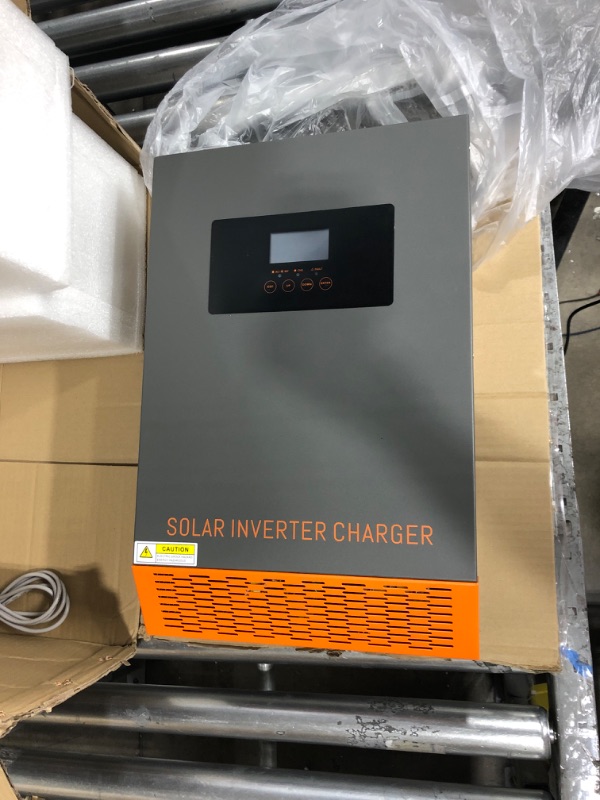 Photo 2 of PowMr Solar Inverter 5500W 48V to 230Vac,Off-Grid Hybrid Power Inverter Built-in 110A MPPT Controller, Max.PV Input 6000W, 500V and fit for Lead-Acid, Lithium and no Battery 5500W 48V 230V(Single-Phase)