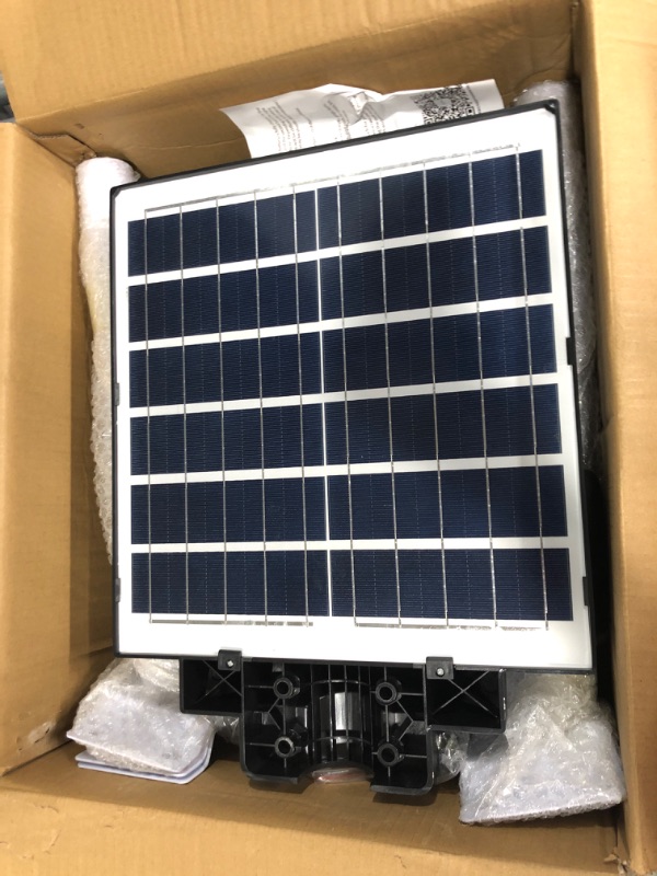 Photo 2 of 600W Solar Street Commercial Lights, FOSFOR 60000LM Waterproof Outdoor Parking Lot Light with Remote Control and Motion Sensor, Dusk to Dawn Flood Light for Garden Yard Path (600W-2PACK)