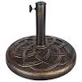 Photo 1 of Blissun 26.5 lbs Outdoor Living Heavy Duty Round Antiqued Patio Umbrella Base