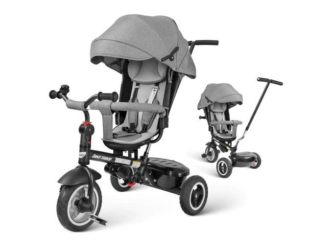 Photo 1 of 8-in-1 Tricycle, Two-Rider Mode, Rear-Facing Infant Seat, Sit Forwards or Backwards, Storage Basket with Cover
