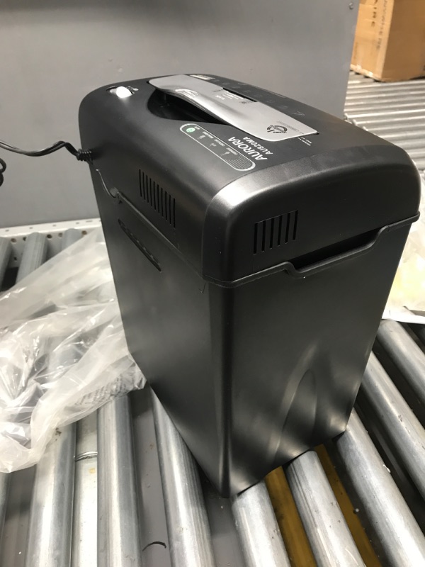 Photo 6 of Aurora AU820MA High Security 8-Sheet Professional Micro-Cut Paper/ CD/ Credit Card Shredder and Sharpening and Lubricating Sheets