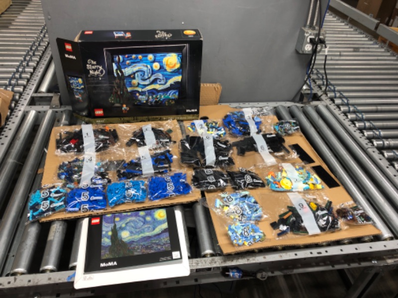 Photo 2 of LEGO Ideas Vincent Van Gogh - The Starry Night 21333 Building Set for Adults (2316 Pieces) Frustration-Free Packaging