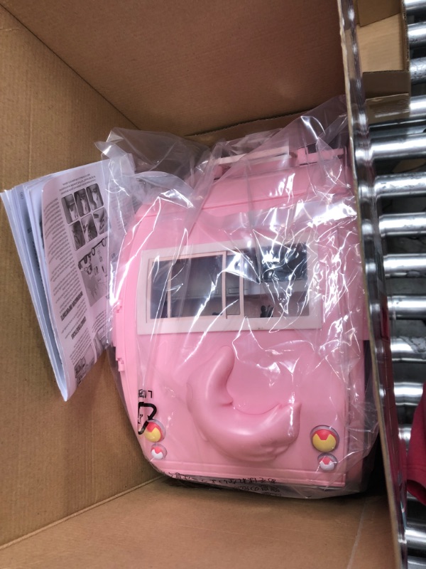 Photo 1 of Na Na Na Surprise Kitty-Cat Camper Playset, Pink Toy Car Vehicle for Fashion Dolls with Cat Ears & Tail, Opens to 3 Feet Wide for 360 Play, 7 Play Areas, Accessories, Gift for Kids Ages 5 6 7 8+ Years