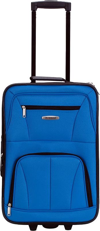 Photo 1 of Rockland Fashion Softside Upright Luggage BLUE 