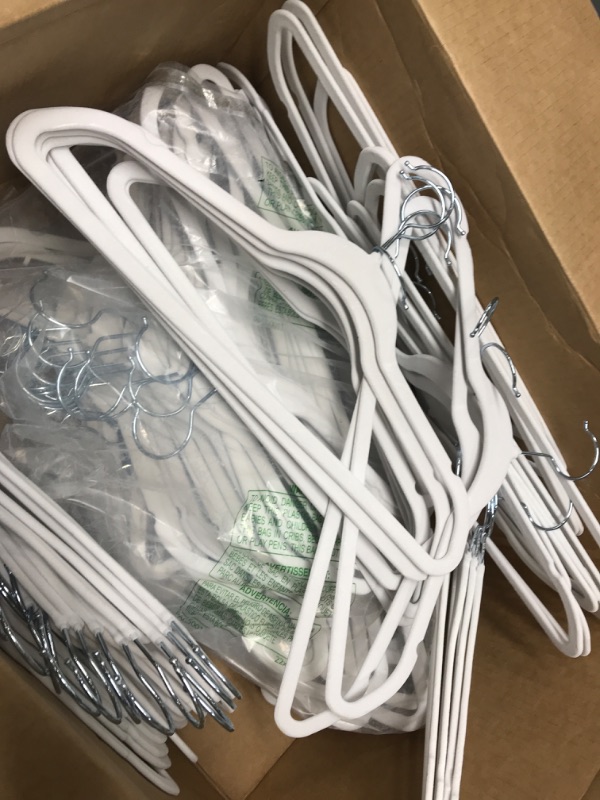 Photo 1 of 17" Hanger White, Approx. 100 Sets