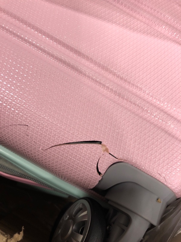 Photo 2 of ****CRACKED****Rockland London Hardside Spinner Wheel Luggage, Mint, Carry-On 20-Inch Carry-On 20-Inch Mint