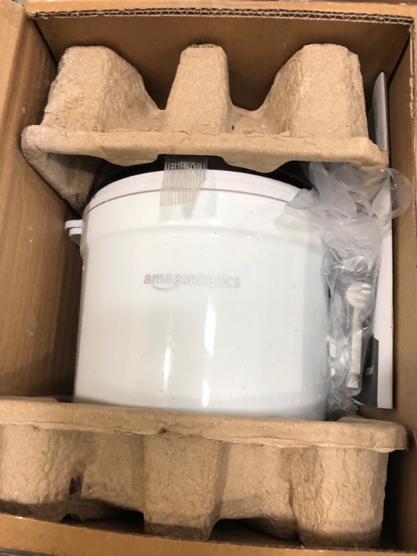 Photo 2 of Amazon Basics 1.5 Quart Automatic Homemade Ice Cream Maker