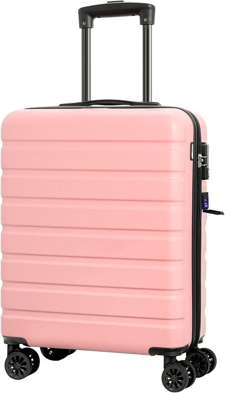 Photo 1 of AnyZip Carry On Luggage " Hardside PINK SUITCASE