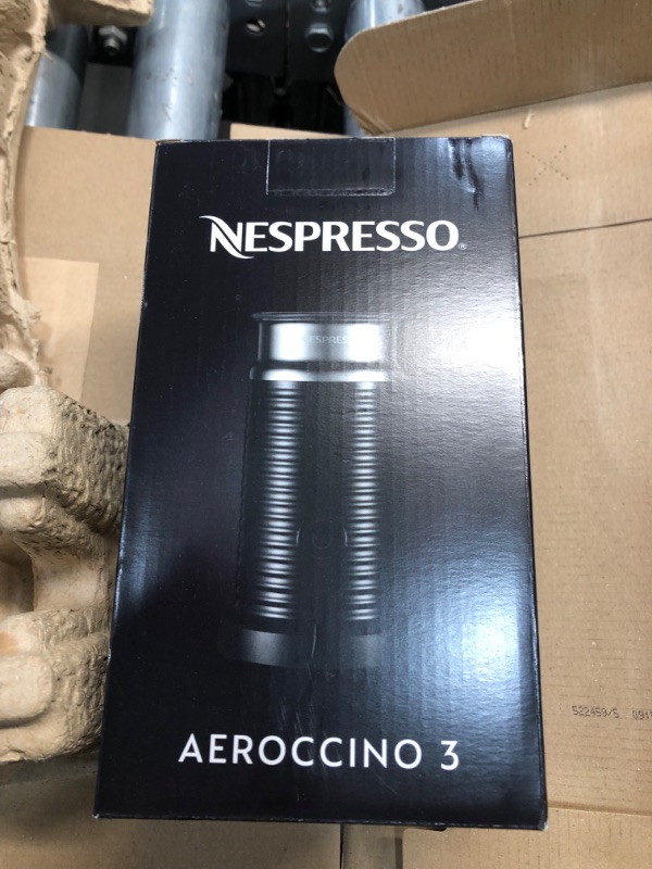 Photo 7 of **USED, NEEDS CLEANING**
Nespresso Vertuo Plus Coffee and Espresso Machine by De'Longhi with Aeroccino, Ink Black with Nespresso Capsules VertuoLine, Medium and Dark Roast Coffee Machine + Capsules VertuoLine Ink Black