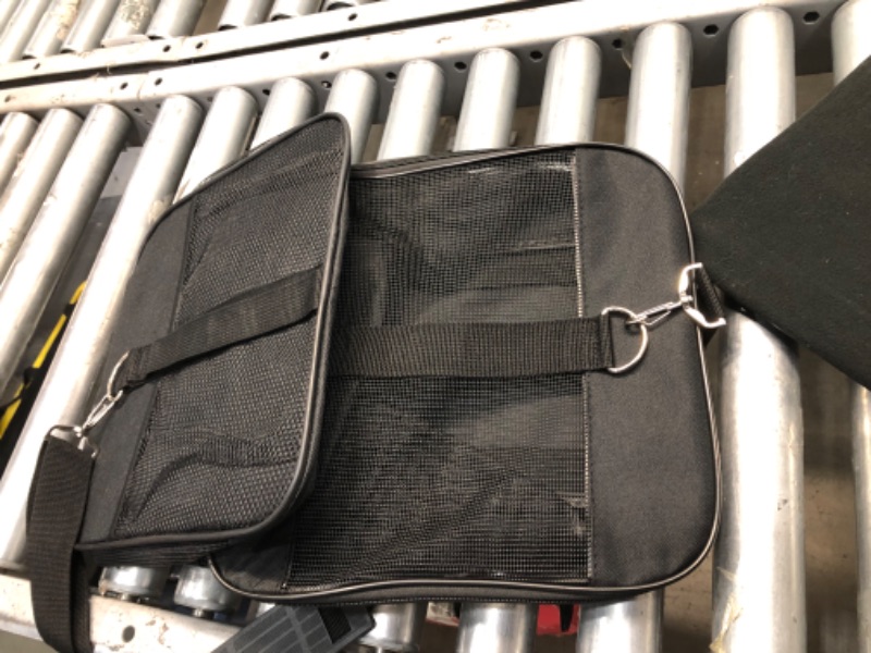 Photo 1 of 20inch x 12 inch black pet carrier, unknown brand  VIEW PHOTOS**