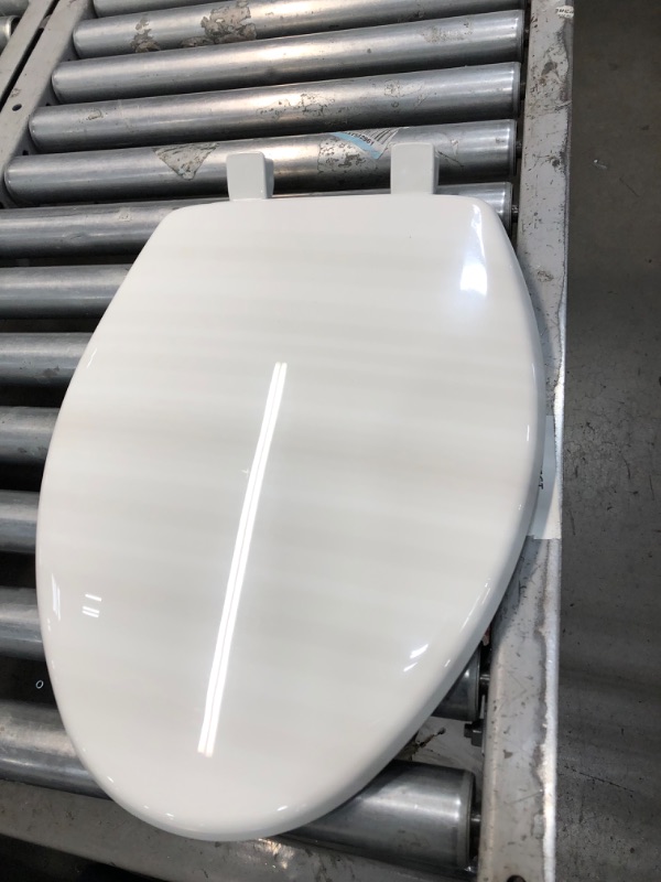 Photo 1 of 18 INCH X 14 INCH TOILET SEAT WITH HARDWARE, VIEW PHOTOS**