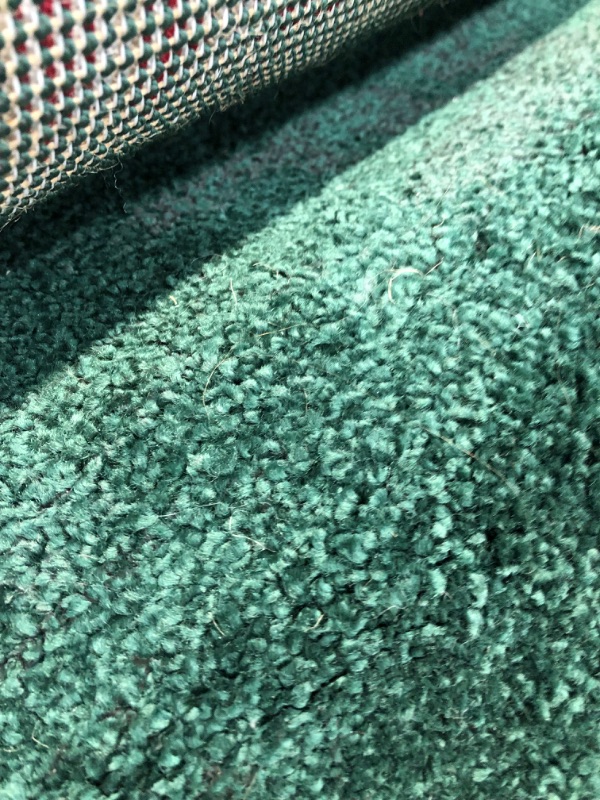 Photo 2 of **Used & needs cleaning**
JONATHAN Y SEU100L-8 Haze Solid Low-Pile Indoor Area-Rug Casual Contemporary Solid Traditional Easy-Cleaning Bedroom Kitchen Living Room Non Shedding, 8 ft x 10 ft, Emerald Emerald 8 X 10