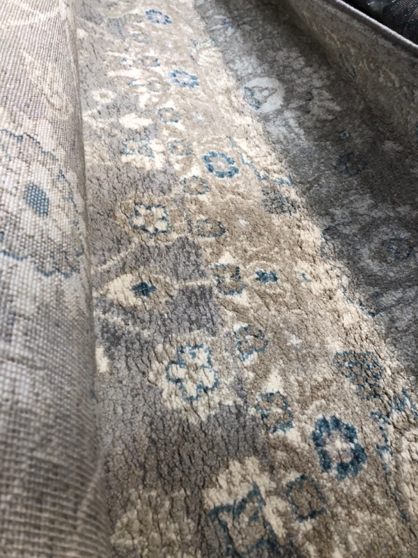 Photo 4 of **used- dirt marks**
SAFAVIEH Sofia Collection 8' x 10' Light Grey/Beige SOF330B Vintage Oriental Distressed Non-Shedding Living Room Bedroom Dining Home Office Area Rug 8' x 10' Light Grey / Beige