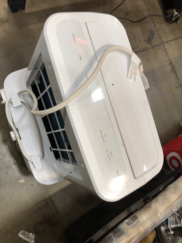 Photo 4 of **USED-MISSING WHEEL**
GE 8000-BTU Doe (12000-BTU Ashrae) 115-Volt White Portable Air Conditioner | APCD08JASW