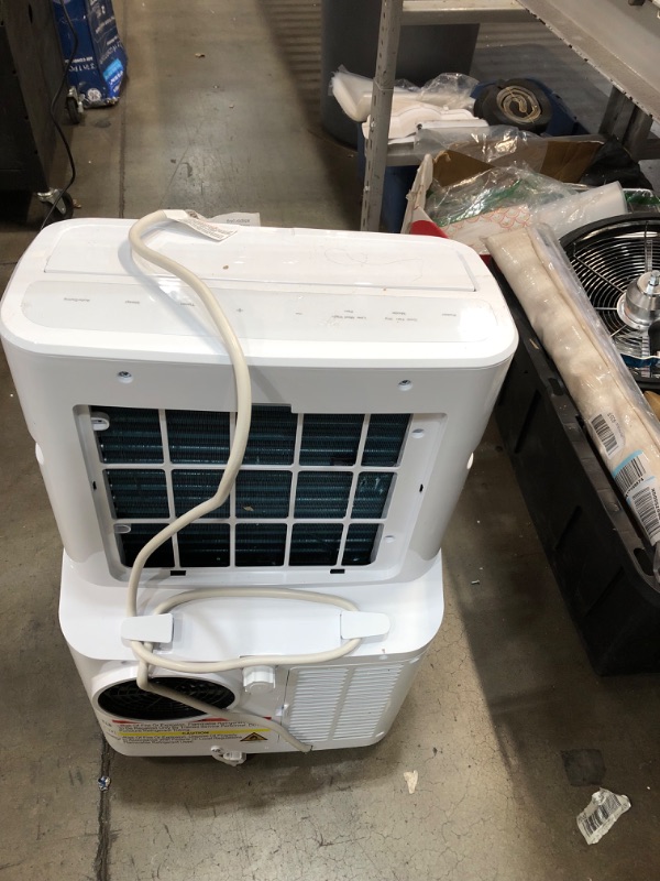 Photo 6 of **USED-MISSING WHEEL**
GE 8000-BTU Doe (12000-BTU Ashrae) 115-Volt White Portable Air Conditioner | APCD08JASW