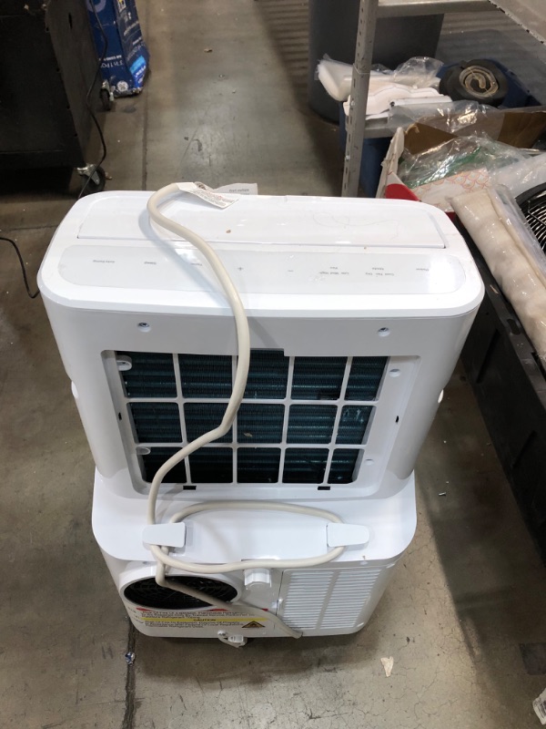 Photo 8 of **USED-MISSING WHEEL**
GE 8000-BTU Doe (12000-BTU Ashrae) 115-Volt White Portable Air Conditioner | APCD08JASW