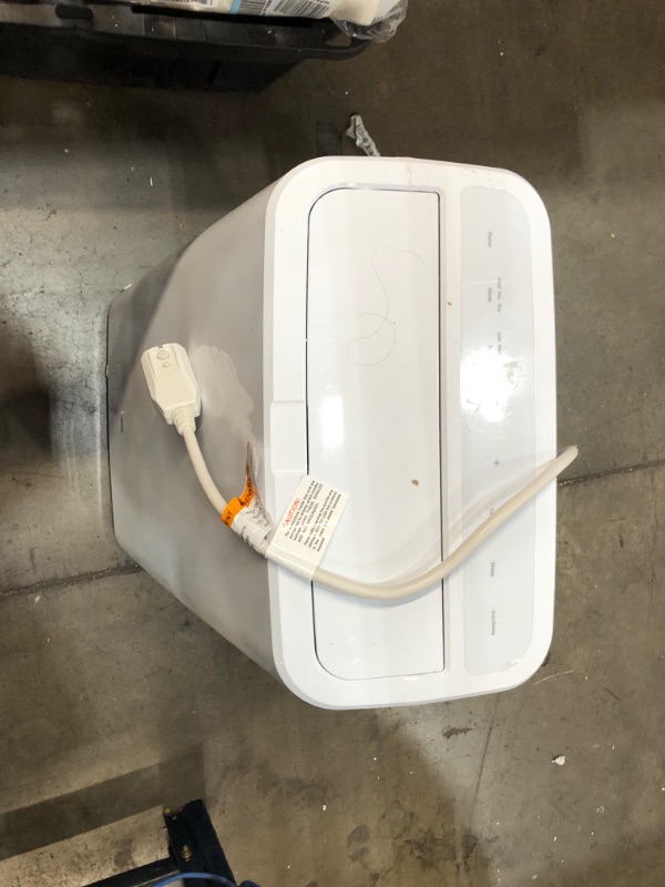 Photo 2 of **USED-MISSING WHEEL**
GE 8000-BTU Doe (12000-BTU Ashrae) 115-Volt White Portable Air Conditioner | APCD08JASW