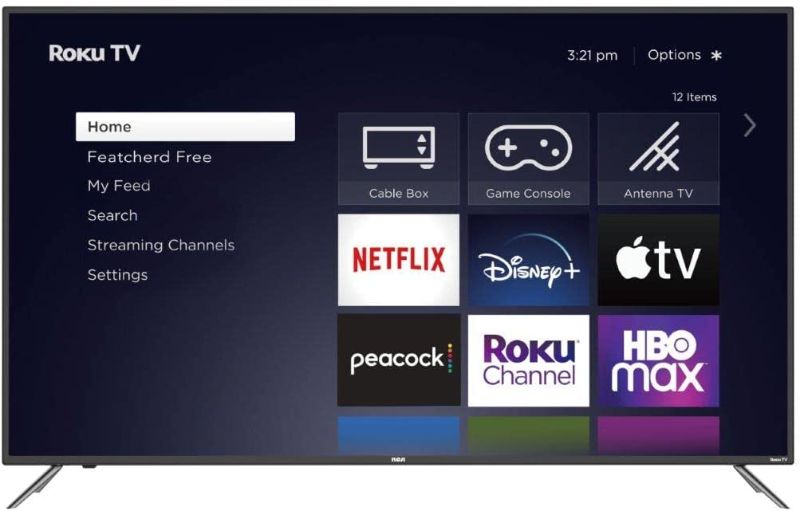 Photo 1 of **LINES ON SCREEN**RCA 58-inch 4K UHD Roku Smart Flat Screen LED TV, 2022 Model
