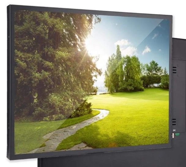Photo 1 of Bewinner1 19 Inch Portable Monitor, TFT Resistive Touch Screen 1280 x1024 HD All-Metal Wall mounting Computer Display Supports HDMI/VGA/AV/BNC/USB Input Industrial Monitor 100-240V(US)
