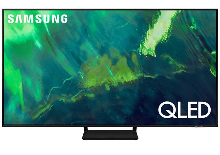 Photo 1 of SAMSUNG 55-Inch Class QLED Q70A Series - 4K UHD Quantum HDR Smart TV with Alexa Built-in (QN55Q70AAFXZA)
