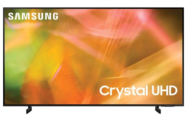 Photo 1 of SAMSUNG 43-Inch Class Crystal 4K UHD AU8000 Series HDR, 3 HDMI Ports, Motion Xcelerator, Tap View, PC on TV, Q Symphony, Smart TV with Alexa Built-In (UN43AU8000FXZA, 2021 Model)
