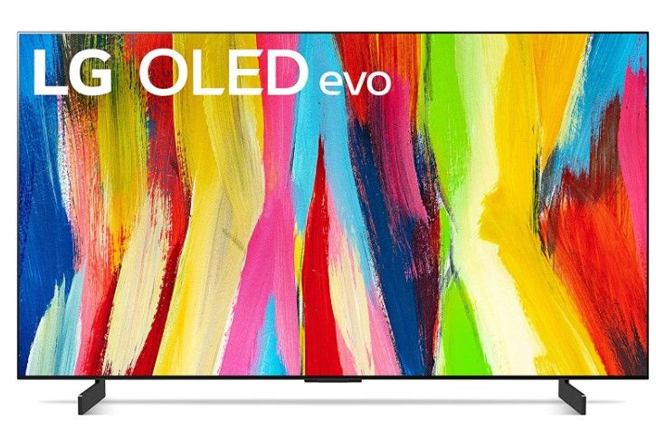 Photo 1 of LG C2 Series 42-Inch Class OLED evo Gallery Edition Smart TV OLED42C2PUA, 2022 - AI-Powered 4K TV, Alexa Built-in
