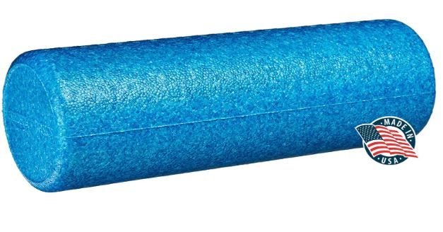 Photo 1 of Amazon Basics High-Density Round Foam Roller for Exercise, Massage, Muscle Recovery - 24"
