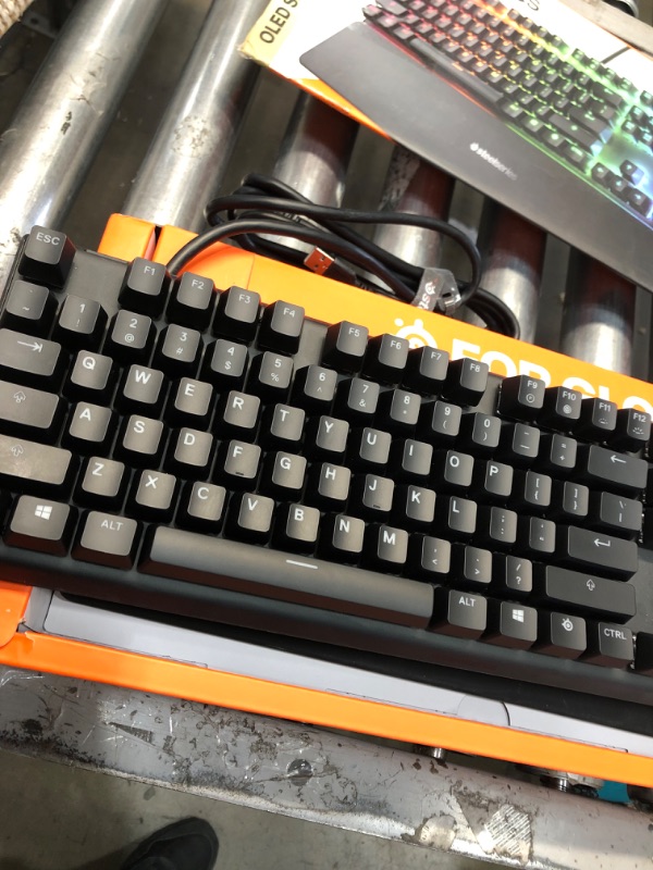 Photo 3 of SteelSeries Apex Pro Mechanical Gaming Keyboard – Adjustable Actuation Switches – World’s Fastest Mechanical Keyboard – OLED Smart Display – RGB Backlit Apex Pro Wired