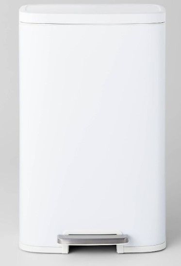 Photo 1 of **MINOR DAMAGE** 45L Rectangular Step Trash Can - Brightroom™

