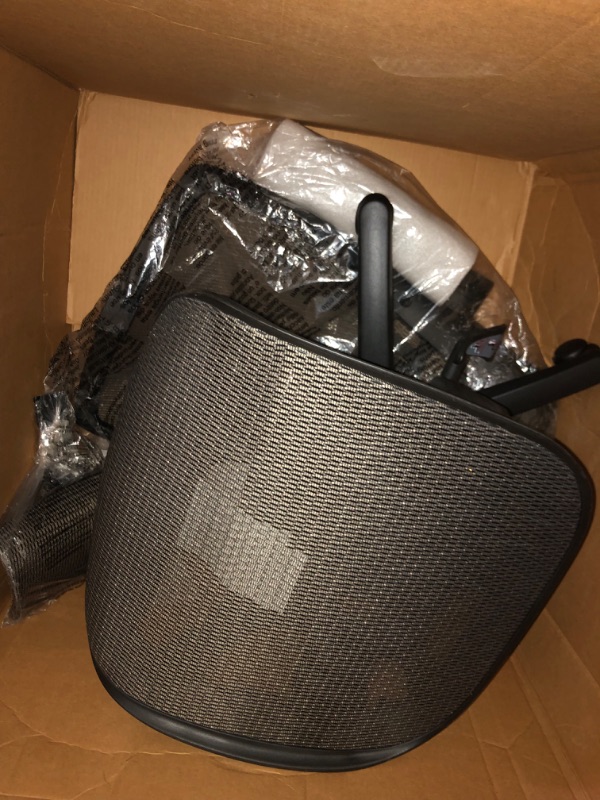 Photo 1 of Amazon Basics Ergonomic Adjustable High-Back Mesh Chair with Flip-Up Arms and Headrest, Contoured Mesh Seat - Grey Grey Ergonomic