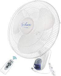 Photo 1 of **Missing parts** Simple Deluxe HIFANXWALLDIGIT16 16-Inch Digital Wall Mount Oscillating Exhaust Fan with Remote and Built-in Timer, ETL Certified, White