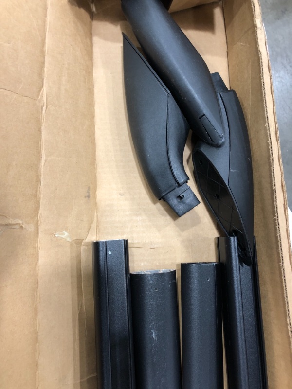 Photo 1 of **MINOR SCRATCHES**MISSING HARDWARE** Perrycraft AV3648-B Aventura Black 36 W x 48 L Drill-in Installation Roof Rack