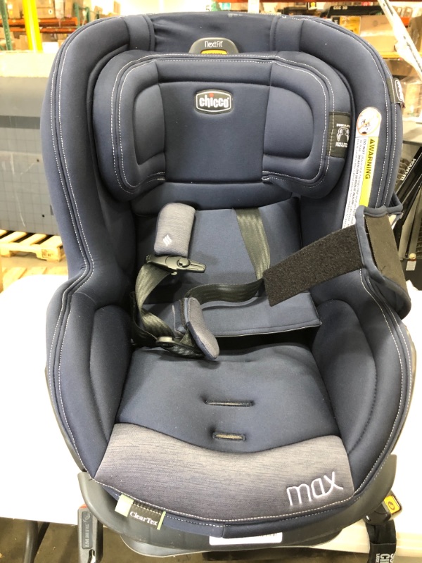 Photo 5 of Chicco NextFit Max ClearTex Convertible Car Seat - Reef (Navy)
