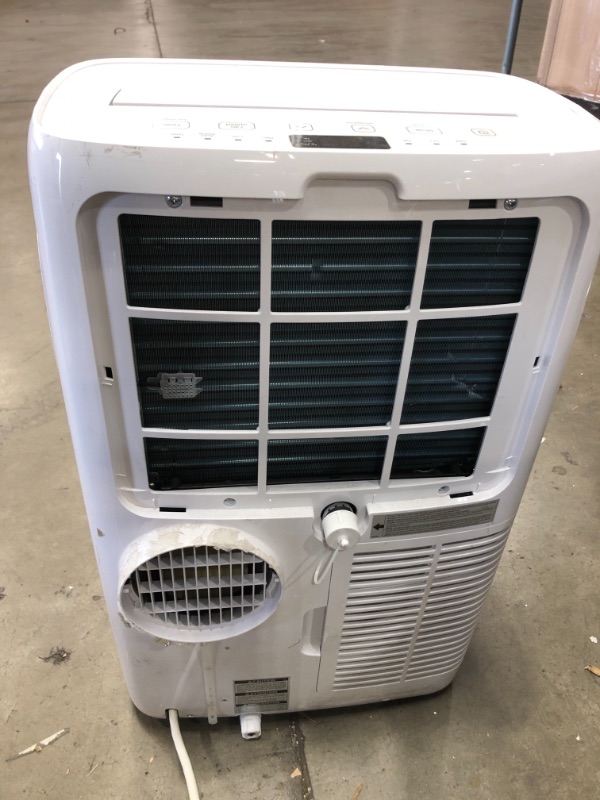 Photo 6 of **HEAVY USE* MISSING PARTS* LG 6,000 BTU (DOE) / 8,000 BTU (ASHRAE) Portable Air Conditioner, Cools 250 Sq.Ft. (10' x 25' room size), Quiet Operation, LCD Remote, Window Installation Kit Included, 115V
