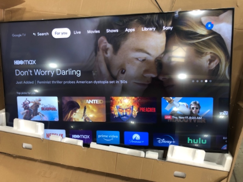 Photo 3 of **TESTED** Sony 65 Inch 4K Ultra HD TV X90K Series: BRAVIA XR Full Array LED Smart Google TV with Dolby Vision HDR and Exclusive Features for The Playstation® 5 XR65X90K- 2022 Model 65 TV Only