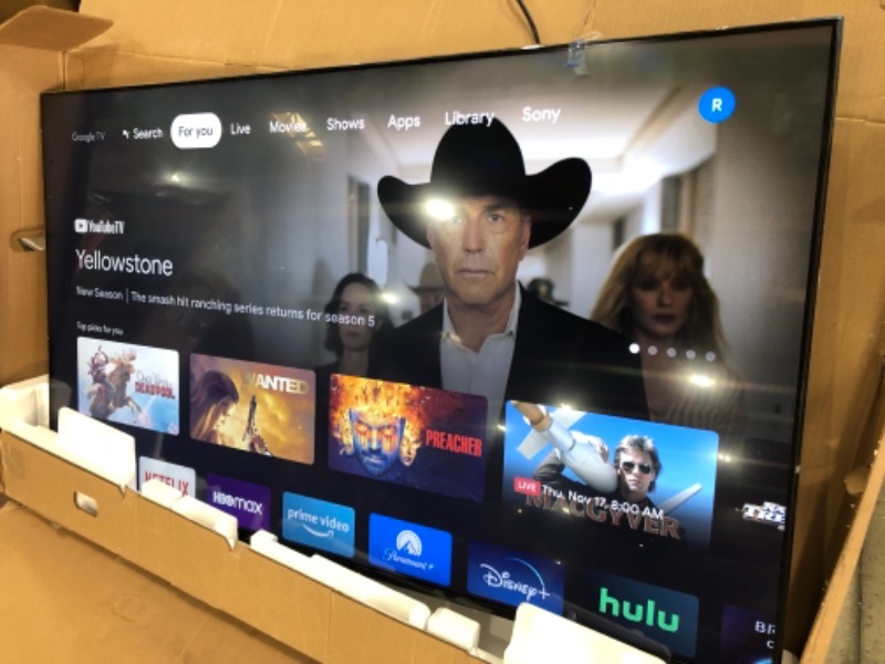 Photo 2 of **TESTED** Sony 65 Inch 4K Ultra HD TV X90K Series: BRAVIA XR Full Array LED Smart Google TV with Dolby Vision HDR and Exclusive Features for The Playstation® 5 XR65X90K- 2022 Model 65 TV Only