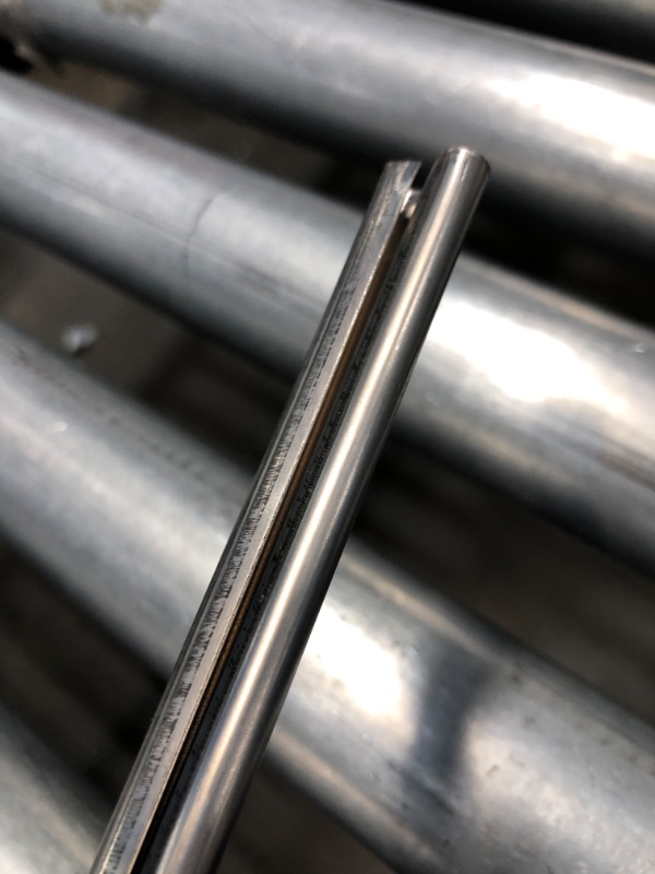 Photo 3 of 1/4 in. x 48 in. Stainless Steel Sliding Patio Door Repair Track (2-pack)