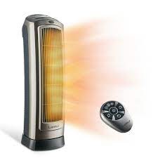 Photo 1 of **MISSING REMOTE** Lasko 1500W Digital Ceramic Space Heater with Remote, 755320, Silver
