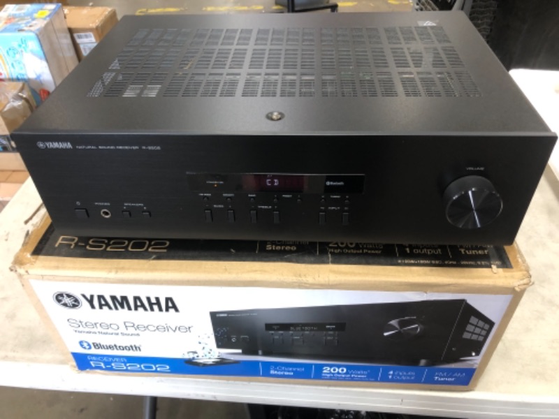 Photo 2 of **TESTED** YAMAHA R-S202BL Stereo Receiver R-S202BL receiver only