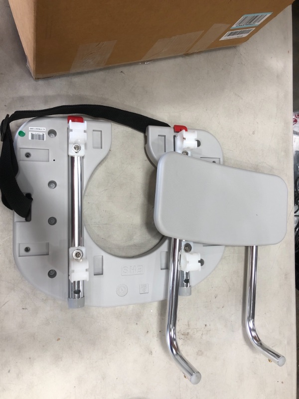 Photo 3 of **MISSING PARTS** Pro-Slide Bathtub Transfer Bench and Sliding Shower Chair with Cut Out for Additional Cleaning (70311). Multiple Safety Features, Tool-Less Assembly, Height...
