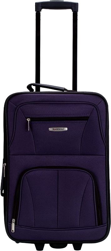 Photo 1 of **PURPLE** Rockland Fashion Softside Upright Luggage!!