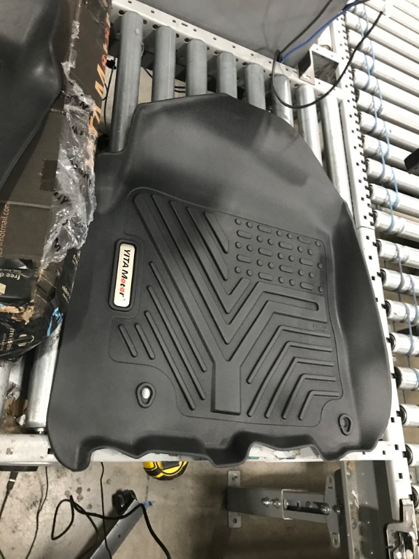 Photo 2 of YITAMOTOR Floor Mats Compatible with 2013-2018 Dodge Ram 1500/2500/3500 Crew Cab, 2019-2023 Ram 1500 Classic Crew Cab 1st & 2nd Row Black All Weather Protection 12-18 Crew Cab/19-22 Classic Bucket Seats