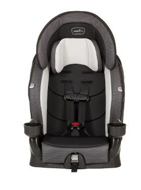 Photo 1 of Evenflo Chase Plus 2-in-1 Booster Car Seat (Huron Black)
