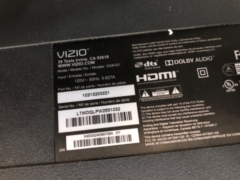 Photo 5 of VIZIO 24-inch D-Series Full HD 1080p Smart TV with Apple AirPlay and Chromecast Built-in, Alexa Compatibility, D24f-J09, 2022 Model 24 in 1080p Bezel