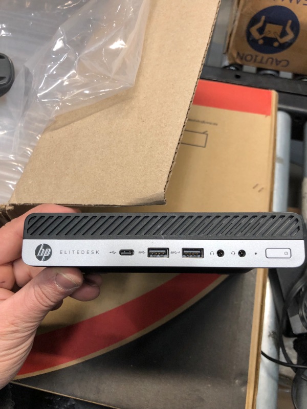 Photo 12 of HP EliteDesk 705 G4 Mini PC Desktop Computer - AMD Quad-Core Ryzen 5 Pro 2400GE up to 3.6GHz - 8GB DDR4 RAM, 256GB PCIe SSD - 802.11ac WiFi, Bluetooth 5.0, USB Type-C - Windows 10 Professional
