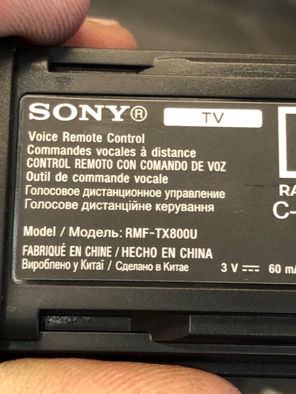 Photo 3 of Smart Voice Remote Control RMF-TX900U Compatible with Sony 4? 8K HD TV
