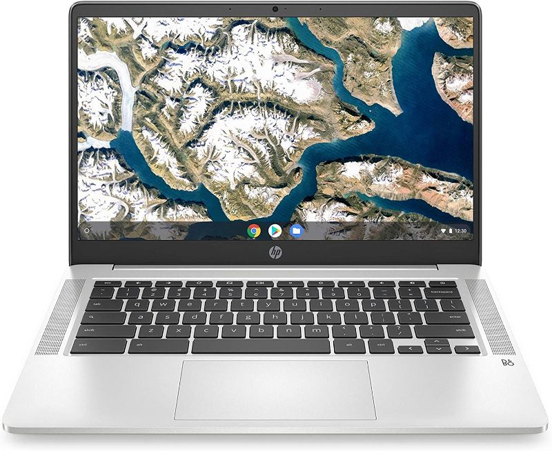 Photo 1 of HP 2020 Flagship 14 Chromebook Laptop Computer 14-inch HD SVA Anti-Glare Display Intel Celeron N5000 Processor 4GB DDR4 64GB eMMC WiFi Webcam Chrome OS (Renewed)
