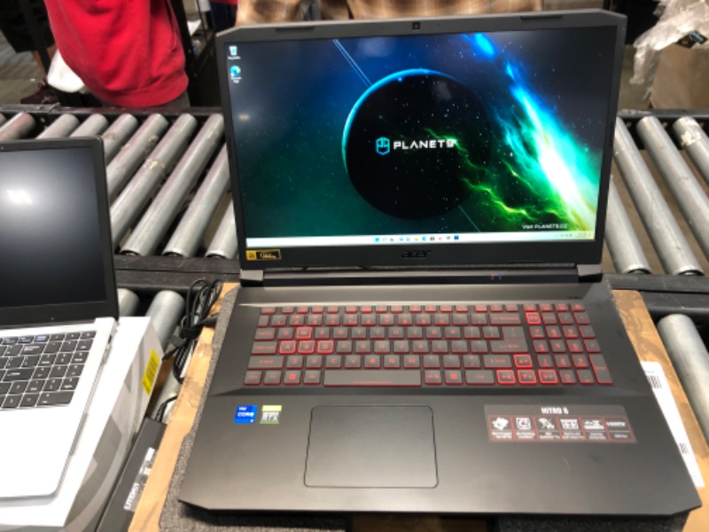 Photo 2 of Acer Nitro 5 AN517-54-79L1 Gaming Laptop | Intel Core i7-11800H | NVIDIA GeForce RTX 3050Ti Laptop GPU | 17.3" FHD 144Hz IPS Display | 16GB DDR4 | 1TB NVMe SSD | Killer Wi-Fi 6 | Backlit KB | Win 11