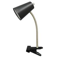 Photo 1 of Clip Table Lamp Black (Includes LED Light Bulb) - Room Essentials™

