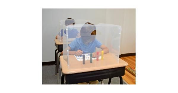 Photo 1 of TPG987 Personal Space Desk Divider, Small for Pre-K-Elementary
